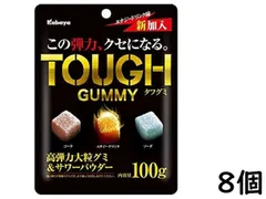 カバヤ食品 タフグミ 100g ×8個 賞味期限2025/01