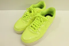 【中古】 NIKE メンズスニーカー 26.5cm AIR FORCE 1 07 LV8 UV NIKE 26.5cm 黄 イエロー ロゴ