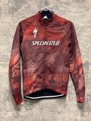 JF611 スペシャライズド SPECIALIZED TEAM SL EXPERT SOFTSHELL JACKET MEN 長袖 サイクルジャケット 赤 黒 S 裏起毛