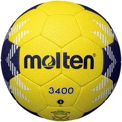 モルテン molten  A3400（3号球） ハンドボール  24SS(H3A3400-YN)、イエロー×ネイビー