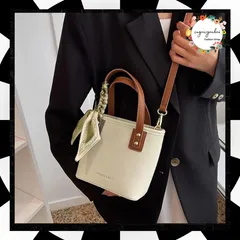 ミニ ショルダーバッグ 斜め掛け 2way レディース おしゃれ ハンドバッグ スカーフ付き シンプル PUレザー 肩掛けバッグ 小さめ 手提げバッグ 大人かわいい 通勤 かばん 韓国風 ミニハンドバッグ フェイクレザー 鞄 コンパクト 小ぶり TZM-271