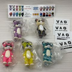 内袋未開封品　VAG　VINYL ARTIST GACHA　SERIES 6 たぬきのぽこぽん 全5種セット　ソフビ　ガチャガチャ　カプセルトイ　写真にあるもののみバラ売り不可