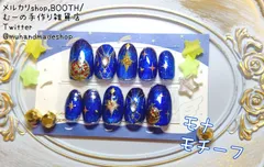 モナ　原神　モチーフネイル　痛ネイル　ネイルチップ　推し活 サイズオーダー無料