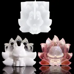 Voyyphixa 九尾の狐 シリコンモールド 1個セット 3D 立体 狐 キツネ 九尾 動物 鏡面仕上げ エポキシ樹脂 uvレンジ 粘土 抜き型 ハンドメイド DIY 石鹸 キャンドル 置物 工芸品 プレゼント 再利用可能(九尾の狐型) 1