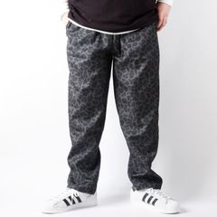 新品 CORISCO コリスコ ワイドパンツ シェフパンツ メンズ ワークパンツ イージーパンツ 101901 black leopard ブラックレオパード  M L LL
