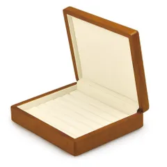 新品 ベージュ ジュエリーボックス リングボックス リング収納 大容量 リングオーガナイザー 木製リングボックス リング収納ボックス 木製ジュエリーボックス (オフホワイト)