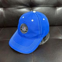 U.S. Kids Golf 6パネルベースボールキャップ 刺繍ロゴ ブルー