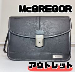 AZ089 McGREGOR マックレガー 21964 セカンドバッグ ポーチ メンズ ブラック 黒