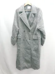 ◇ ⊇ MURUA ムルーア ダブルボタン ウール混合 長袖 ロングコート サイズ2 グレー レディース E  【1409240028161】のサムネイル