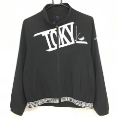 キャロウェイ ジャケットブルゾン 黒×白 裏地メッシュ TOKYO  レディース M ゴルフウェア Callaway
