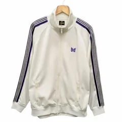 needles トラックジャケット ホワイト パープル NEEDLES（ニードルズ）Track Jacket - Poly Smooth（トラック
