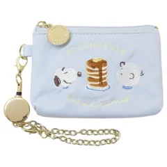 【メール便】スヌーピー 小銭入れ＆定期入れ リール付きパスケース スウィーツスウィーツ BL ピーナッツ マリモクラフト ICカードケース コインケース キャラクター グッズ 