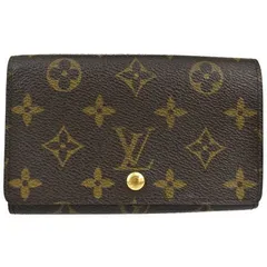 【中古】 ルイヴィトン LOUIS VUITTON ポルトモネ ビエ トレゾール L字ファスナー 二つ折り 財布 モノグラム レザー M61730 66BU163