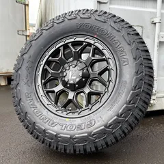 【新品4本セット】ランクル300 ランクル250 17インチ レクセルホイール インフェルノ ヨコハマ ジオランダー X-AT G016 265/70R17 275/70R17