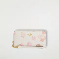 コーチ COACH 長財布 ロング ジップ アラウンド ウォレット・フローラル プリント
