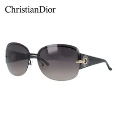 【訳あり】クリスチャン・ディオール Christian Dior サングラス DIOR PRECIEUSEF KH8/XQ 64 ブラック（ノーズパッド調節可能） レディース UVカット 紫外線のサムネイル