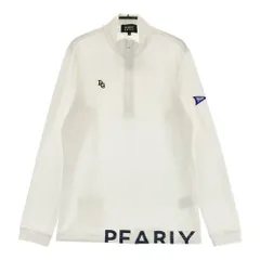 サイズ：1 PEARLY GATES パーリーゲイツ  ハーフジップ ハイネック 長袖Tシャツ  ホワイト系 [240101390814]# ゴルフウェア レディース ストスト