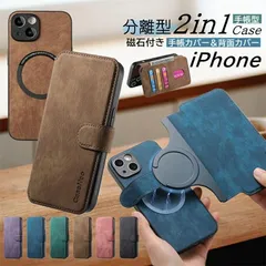 RFID機能 分離型 MagSafeケースiPhone17 iPhone14Pro iPhone12 iPhone16 iPhone15 ケース 手帳型 2WAY 2IN1 分離式 財布型 マグネット付き iPhoneケース アイホン iPhone 16E