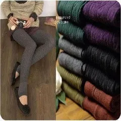 送料無料 トレンカ 模様 厚手 あすつく メール便 クリスマス 冬 プレゼント