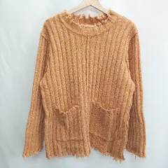 ◇ ⊇ SLY スライ 長袖 ニット サイズF オレンジ レディース E  【1501230019040】