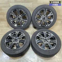 デリカD5 純正タイヤ　新車外し　225/55r-18 新車外し】三菱デリカD5 純正18インチタイヤ&ホイール4本セット