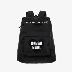 HUMAN MADE リュック・バックパック 黒（欠品、ロゴ消えかけあり）