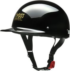 ハーフ ブラック クロス フリー バイクヘルメット CR680 リード工業(LEAD) -