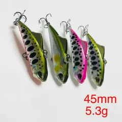 4色セット　スピアヘッド　VIB  バイブレーション 　バス　トラウト ルアーのサムネイル
