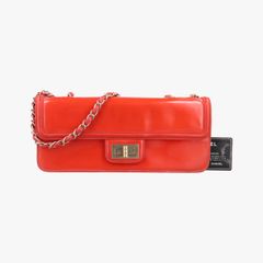 シャネルChanel2.55 ロック オレンジ パテント A46062 12659650