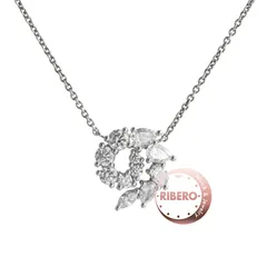 HARRY WINSTON ハリーウィンストン オープンクラスター ペンダント スモール PEDPCLSMOC ネックレス【中古】