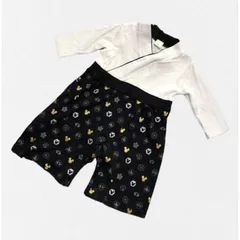 ⭐️ミッキーマウス⭐️和柄 長袖ロンパース 80cm