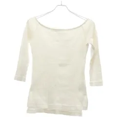 JANE SMITH ジェーンスミス オフショルダーリブカットソー CT-#931L ホワイト 36