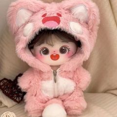 ぬいぐるみ 20 cm ドール本体*1 服*1 アニメぬいぐるみ 可愛い充填人形綿人形ぬいぐるみコレクションプレゼント ブラウン スケルトン付き 裸の赤ちゃん 属性なし 肥満の体 ドレッサブル ドール 着せ替え