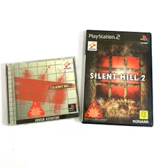 KONAMI コナミ PS PS2 SILENT HILL サイレントヒル 1 2 ゲームソフト 2点セット 　240002230675