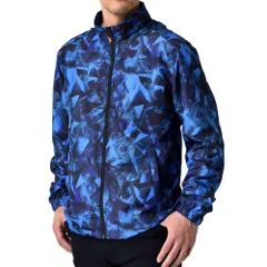 FIRST DOWN ファーストダウン 《ネイビー系 / スタンド衿》 新品 未使用 ブルゾン メンズ ジャケット 防花粉 撥水 透湿 防風 紫外線対策 アウトドア 【H5U】【ゆうパケット】 ファッション