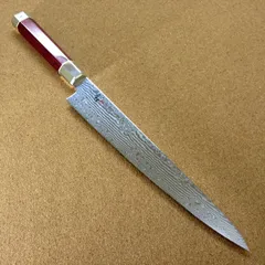 橋本庄市跳雲白ニx青二コアレス牛刀270mm