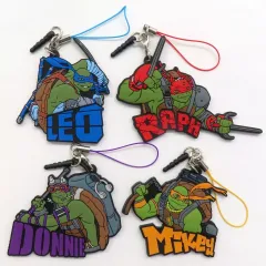 【中古】キーホルダー 全4種セット 「ミュータント・ニンジャ・タートルズ：影 ラバーチャームコレクション」