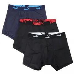 ★プーマ PUMA 新品 メンズ 前開き 下着 ボクサーブリーフ ボクサーパンツ アンダーウェア 3枚セット SET [5SPU106-NVY-M] WEA★QWER★