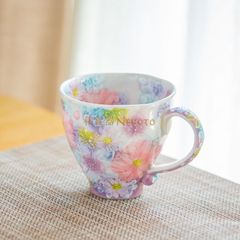 【新品未使用】工房ゆずりは 色彩花プチポット】瀬戸焼 和食器 贈り物 女子工房*ゆずりは工房*