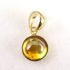 K18 ペンダント スファレライト7ct ダイヤ0.27ct 4.67 g