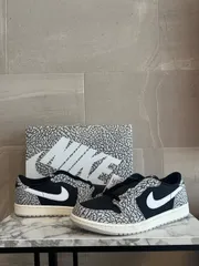 29cm  エア ジョーダン 1 LOW OG NIKE AIR JORDAN 1 RETRO LOW OG【Black Cement】【ブラックセメント】新品未使用