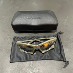 定価62700円　新品 BALENCIAGA バレンシアガ アクティブ サングラス BB0229S 眼鏡 59口20-125 カーキ　75393A2のサムネイル