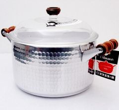 高級打出鍋 島本製作所 エスエスのダイヤモンド鍋 21cm - メルカリ