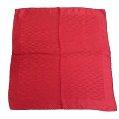 エルメス カレ45 プチカレ スカーフ ポケットチーフ シルク レッド系 H