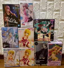 プライズ　フィギュア　まとめ売り　9点　初音ミク　ホロライブ　うる星やつら　ロード・エメロイ二世の事件簿　トニカクカワイイ