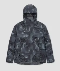 メンズゴルフウェア 印刷されています レーン フルジップアップ フード ジャケット 最後 サイズ 95M