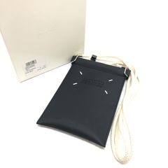 Maison Margiela メゾン マルジェラ スマホ　ショルダー　携帯　フォン　ポーチ　ケース　黒　ブラック　モード