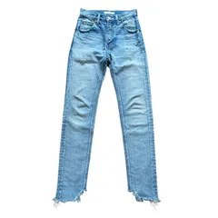 moussy MV WAIST FIT STRAIGHT レディースXXS サイズ23 スリム ストレートデニム