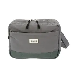 ☆ GY.グレー ☆ anelloGRANDE アネログランデ みがる ショルダーGTM0432 アネロ ショルダーバッグ anello GRANDE レディース 大人 斜めがけ 大きめ 軽量 軽い 撥水 はっ水 背面 セキュリティポケット サブバッグ