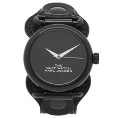 マークジェイコブス 時計 MARC JACOBS レザー ステンレススチール ザ カフ レディース ウォッチ 腕時計 ブラック MJ0120179295
